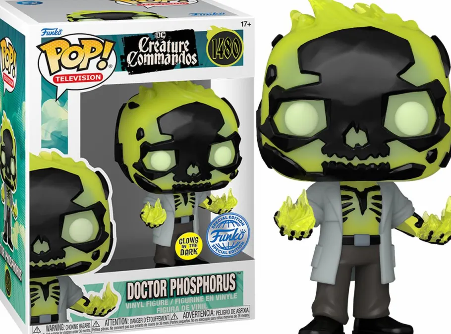 Standard Pop!>Creature Commandos DC: - Dr Phosphorous Glow-in-the-Dark Pop! Vinyl Figure (Popcultcha Exclusive)