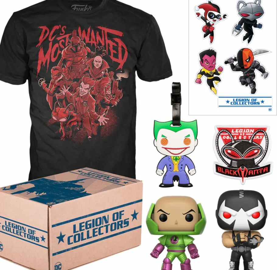 Collector & Mystery Boxes>Justice League DC Legion of Collectors - DC's Most Wanted Subscription Box