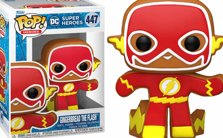 Designer Vinyl>The Flash DC Super Heroes - Gingerbread Pop! Vinyl Figure