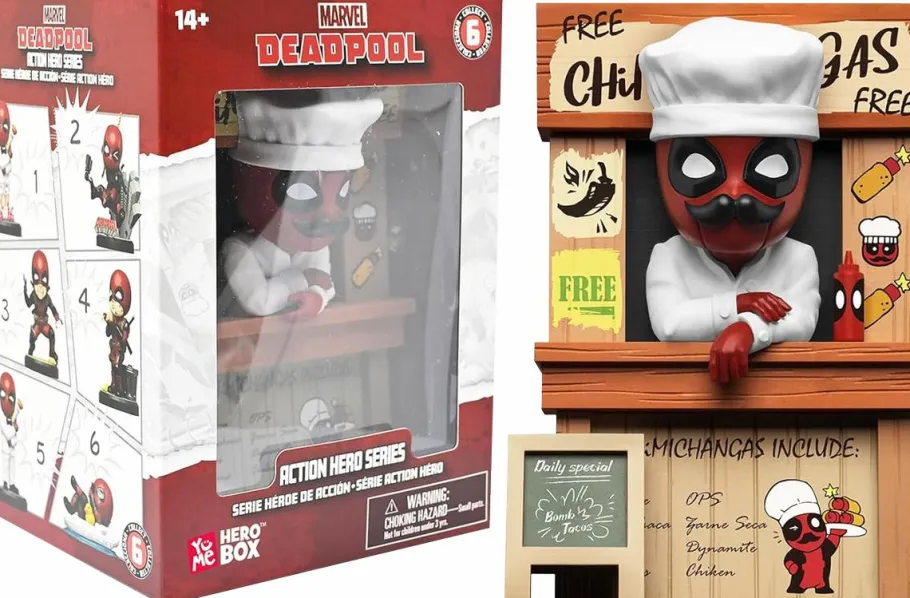 Designer Vinyl>Deadpool - Chef Action Hero Series Hero Box 3" Vinyl Figure