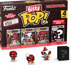 Blind Box>Deadpool - (Backyard Griller), (Clown), (Bedtime) & Mystery Bitty Pop! Vinyl Figure 4-Pack