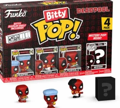 Blind Box>Deadpool - (Bathtime), (Flamenco), (Supper Hero) & Mystery Bitty Pop! Vinyl Figure 4-Pack