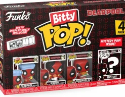 Blind Box>Deadpool - (Bathtime), (Flamenco), (Supper Hero) & Mystery Bitty Pop! Vinyl Figure 4-Pack