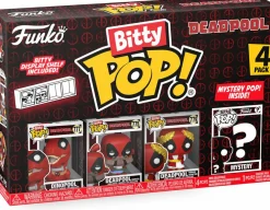 Blind Box>Deadpool - Dinopool, (Barista), (Roman Senator) & Mystery Bitty Pop! Vinyl Figure 4-Pack