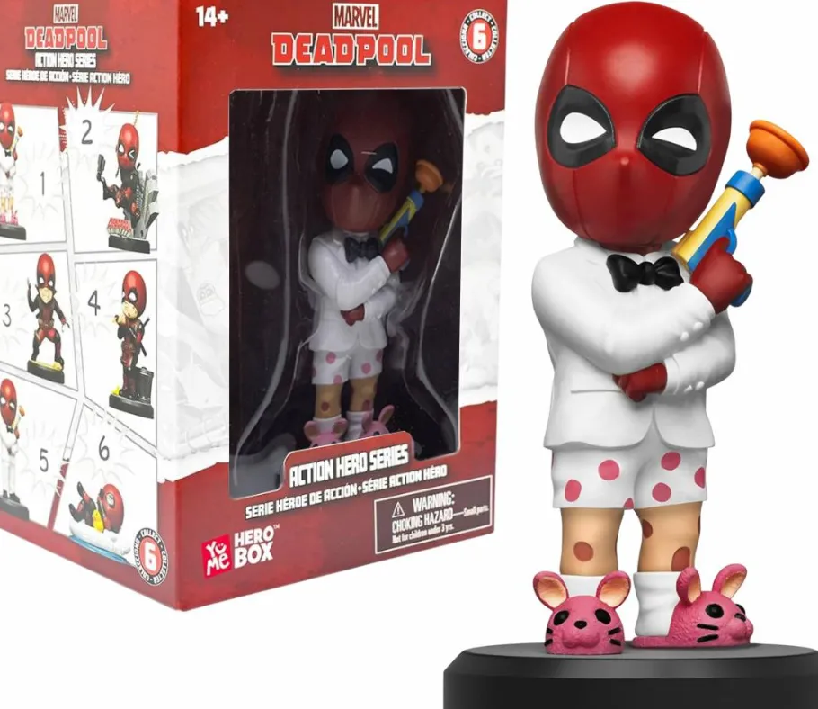 Designer Vinyl>Deadpool - Secret Agent Action Hero Series Hero Box 3" Vinyl Figure