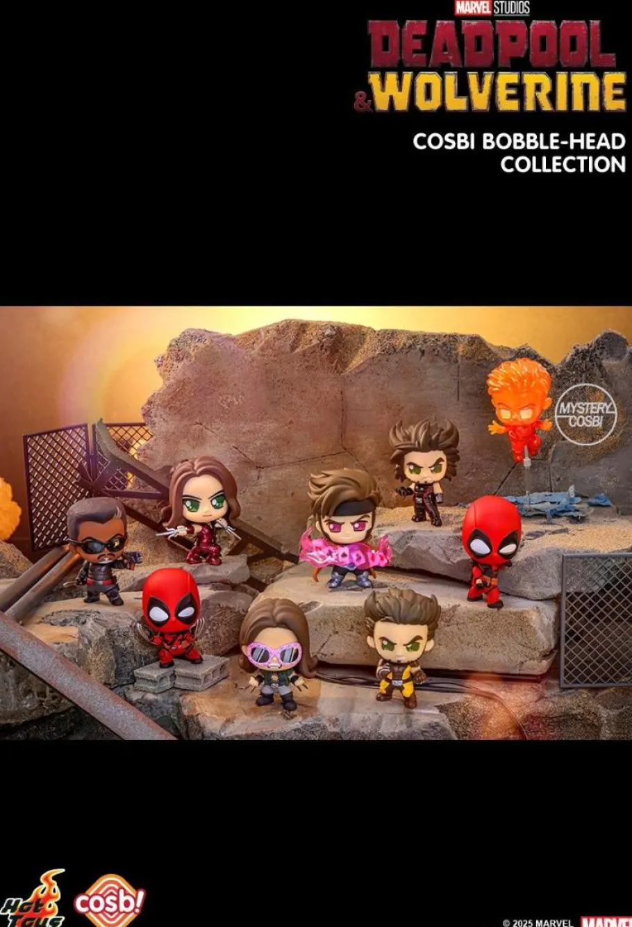 Blind Box>Deadpool & Wolverine (2024) - Cosbi Collection Series 02 Blind Box Hot Toys Figure (Single Unit)