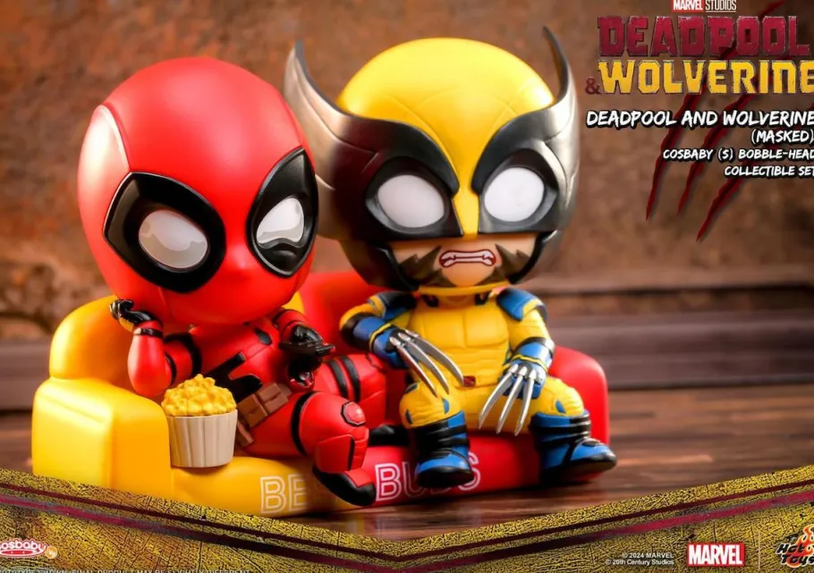 Cosbaby>Deadpool & Wolverine (2024) - and Wolverine (Masked) Cosbaby (S) Hot Toys Figure 2-Pack