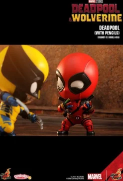 Designer Vinyl>Deadpool & Wolverine (2024) - with Pencils Cosbaby (S) Hot Toys Figure
