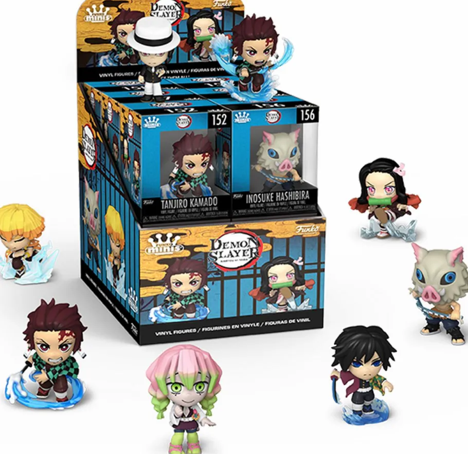 Blind Box>Demon Slayer - 3" Scale Mini Vinyl Figure (Display of 8)