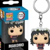 Pop! Keychains>Demon Slayer - Makomo with Headdress Pocket Pop! Keychain