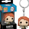 Pop! Keychains>Demon Slayer - Sabito without Mask Pocket Pop! Keychain