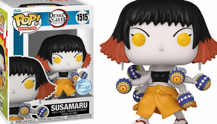 Standard Pop!>Demon Slayer - Susamaru with Temari Balls Pop! Vinyl Figure (Popcultcha Exclusive)