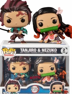 Standard Pop!>Demon Slayer - Tanjiro & Nezuko Pop! Vinyl Figure 2-Pack