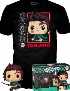 Pop! & Tee Sets>Demon Slayer - Tanjiro Kamado Pop! Vinyl Figure & T-Shirt Box Set