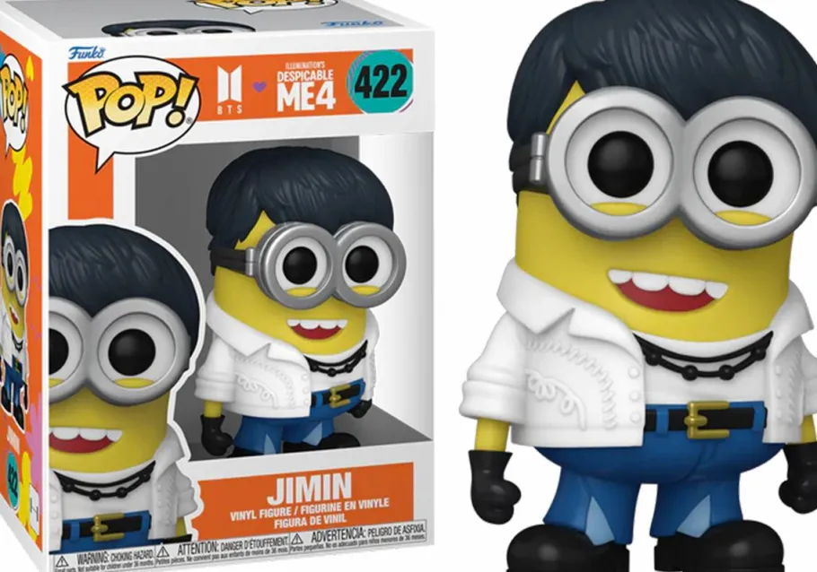Standard Pop!>BTS Despicable Me 4 x - Jimin Minion Pop! Vinyl Figure