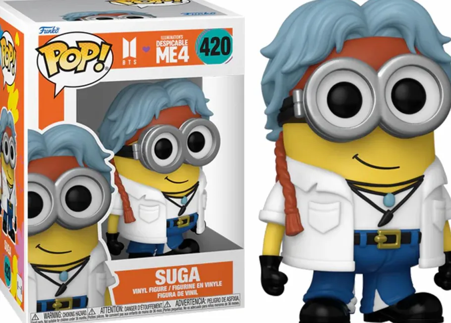 Standard Pop!>BTS Despicable Me 4 x - Suga Minion Pop! Vinyl Figure