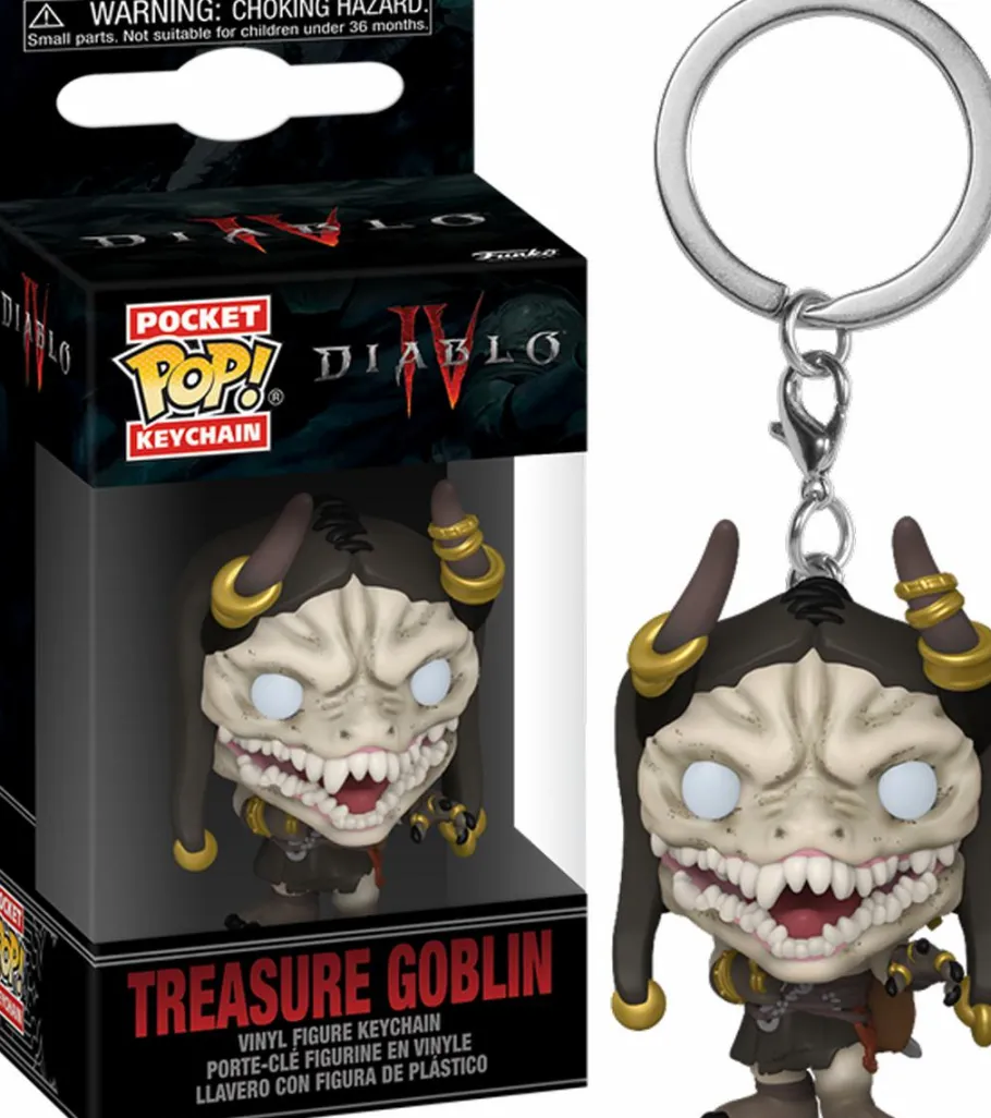 Pop! Keychains>Diablo IV - Treasure Goblin Pocket Pop! Keychain
