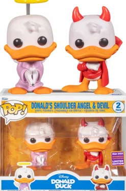 Standard Pop!>Disney - Donald Duck’s Shoulder Angel & Devil Pop! Vinyl Figure 2-Pack (2022 Wondrous Convention Exclusive)