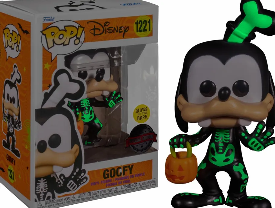 Standard Pop!>Disney - Goofy as Skeleton Halloween Glow in the Dark Pop! Vinyl Figure