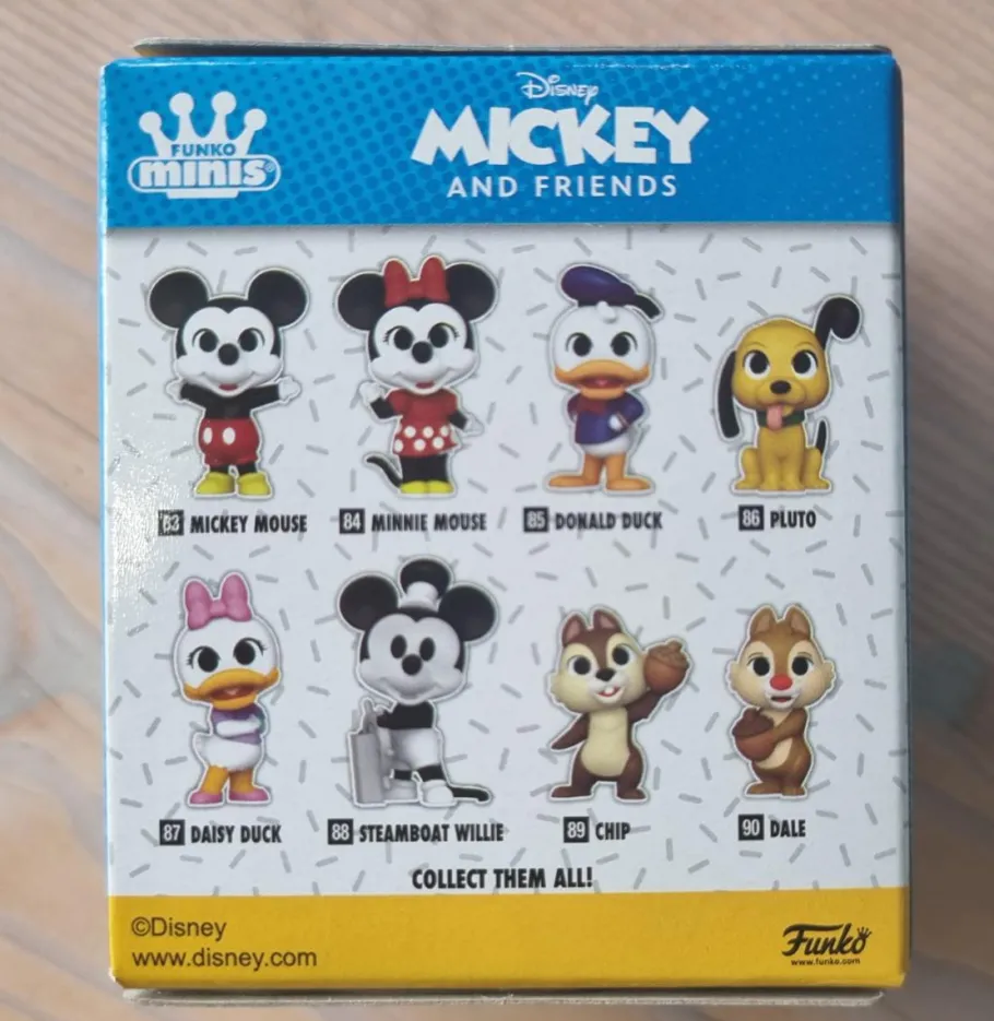 Designer Vinyl>Disney - Mickey and Friends 3” Scale Mini Vinyl Figure (Mystery Single Unit)