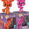 Pop! Bundles>Mickey Mouse Disney - & Minnie Mouse Artist Series Pop! Vinyl Figure with Pop! Protector Bundle (Set of 2)