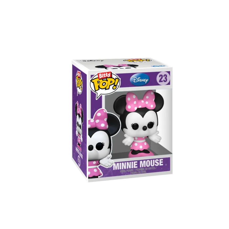 Pop! Bundles>Disney - Mickey Mouse, Minnie Mouse, Pluto & Mystery Bitty Pop! Vinyl Figure 4-Pack