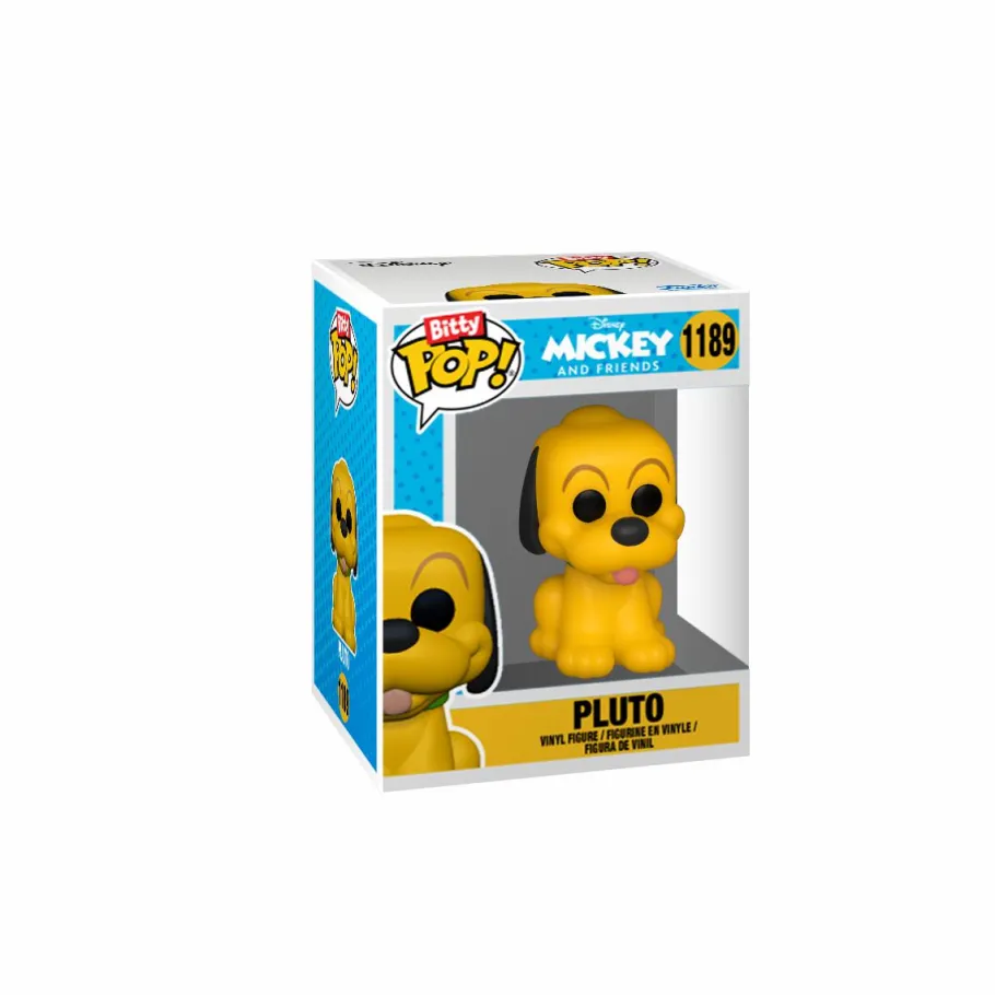 Pop! Bundles>Disney - Mickey Mouse, Minnie Mouse, Pluto & Mystery Bitty Pop! Vinyl Figure 4-Pack