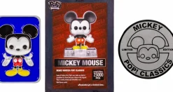Designer Vinyl>Mickey Mouse Disney - 25th Anniversary Pop! Classics Vinyl Figure (Funko / Popcultcha Exclusive)