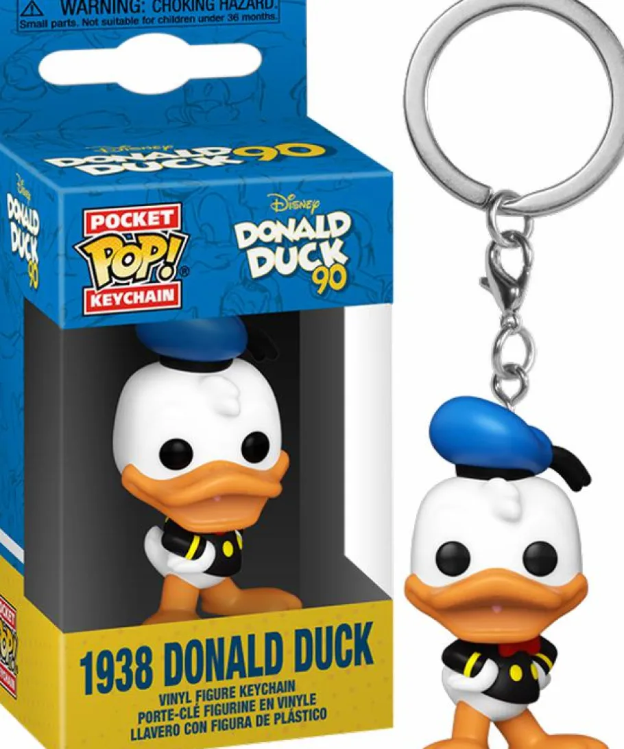 Pop! Keychains>Donald Duck Disney: 90th - (1938) Pocket Pop! Keychain