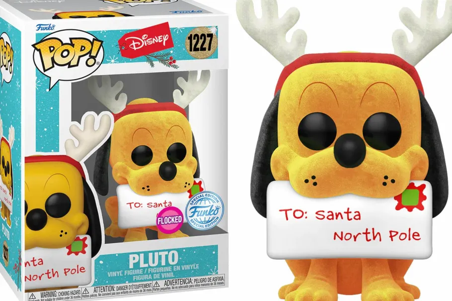 Standard Pop!>Disney : Holiday - Pluto Flocked Pop! Vinyl Figure