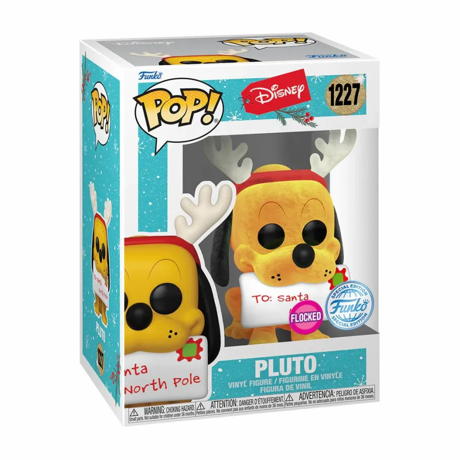 Standard Pop!>Disney : Holiday - Pluto Flocked Pop! Vinyl Figure