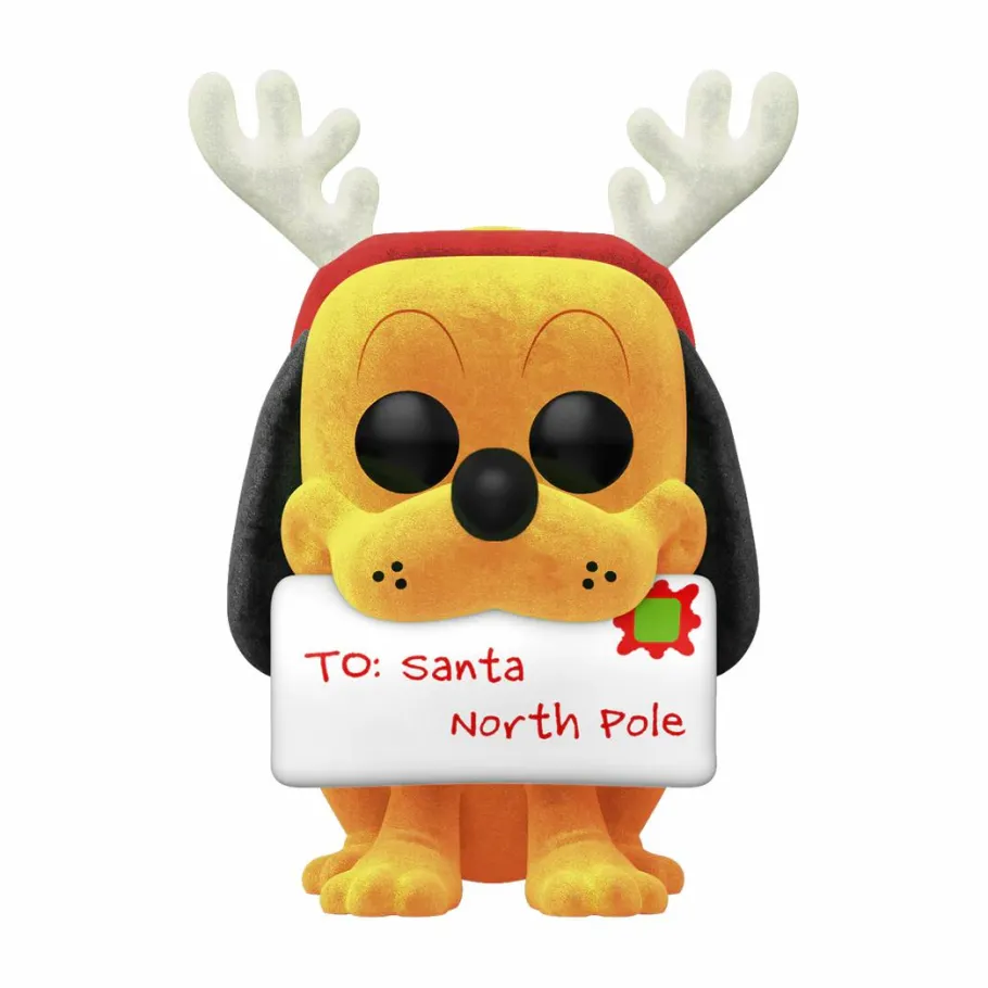 Standard Pop!>Disney : Holiday - Pluto Flocked Pop! Vinyl Figure