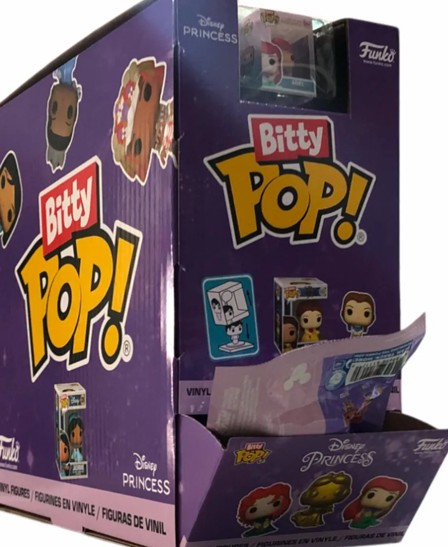 Blind Box>Disney Princess - Bitty Pop! Mystery Blind Bag Vinyl Figure (Display of 32 Units)