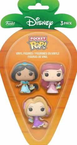 Pop! Keychains>Disney Princess - Jasmine, Rapunzel & Ariel Pocket Pop! 3-Pack