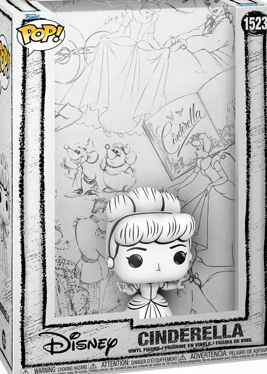 Pop! Covers>Disney : Sketched - Cinderella Pop! Covers Vinyl Figure