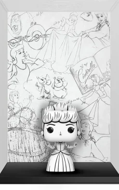 Pop! Covers>Disney : Sketched - Cinderella Pop! Covers Vinyl Figure