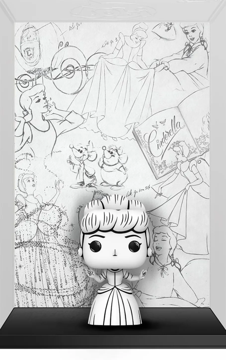 Pop! Covers>Disney : Sketched - Cinderella Pop! Covers Vinyl Figure