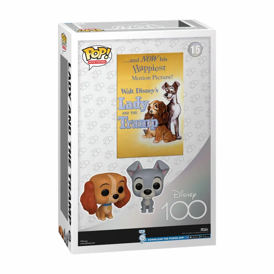 Pop! Covers>Lady and the Tramp Disney 100th - Pop! Movie Cover Vinyl Figure