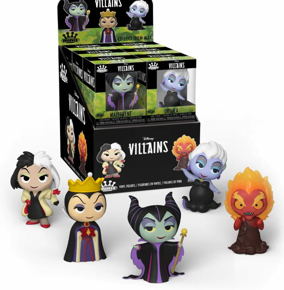Blind Box>Disney : Villains - 3” Scale Mini Vinyl Figure (Display of 12)