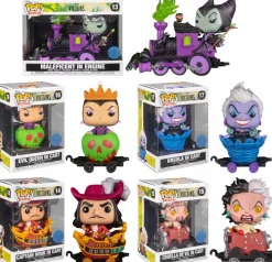 Pop! Bundles>Disney Villains - Train Engine & Carts Pop! Vinyl Figure Bundle (Funko / Popcultcha Exclusive) (Set of 5)