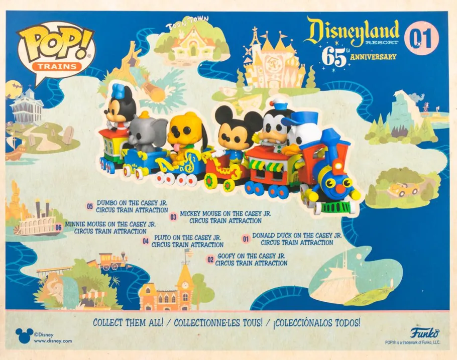 Standard Pop!>Disney land: 65th Anniversary - Minnie Mouse on Casey Jr. Circus Train Attraction Pop! Vinyl Figure
