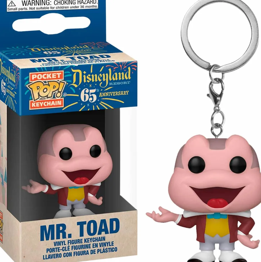 Pop! Keychains>Disney land: 65th Anniversary - Mr. Toad Pocket Pop! Vinyl Keychain