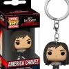 Pop! Keychains>Doctor Strange in the Multiverse of Madness - America Chavez Pocket Pop! Vinyl Keychain