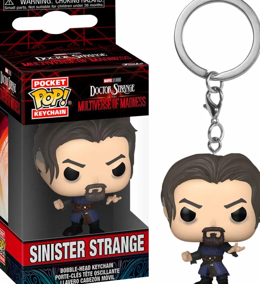 Pop! Keychains>Doctor Strange in the Multiverse of Madness - Sinister Strange Pocket Pop! Vinyl Keychain