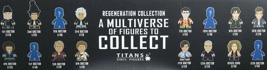 Blind Box>Doctor Who - Regeneration Collection Titan Vinyl Mini Figures Blind Box