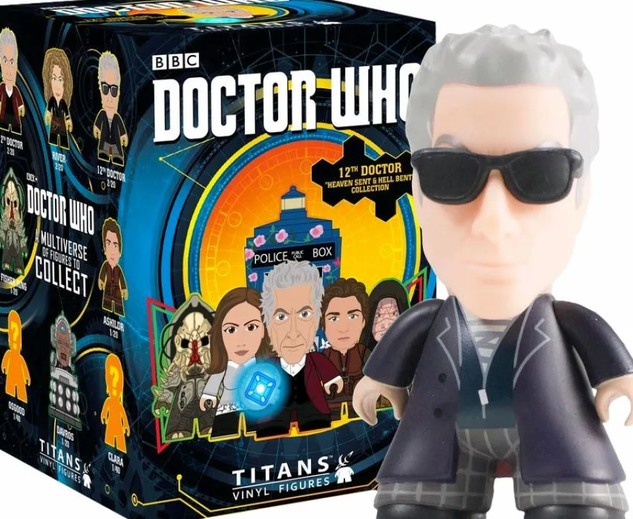 Blind Box>Doctor Who - 12th Doctor Heaven Sent & Hell Bent Titans Vinyl Mini Figure Single Blind Box