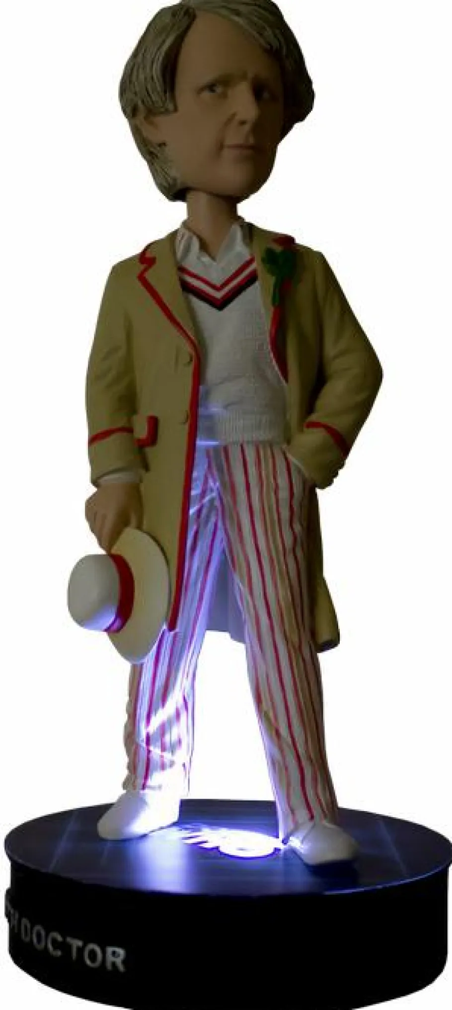 Bobble-Heads>Doctor Who - 5th Doctor Peter Davison Bobble Head With Light-Up Base (Int Sales Only)