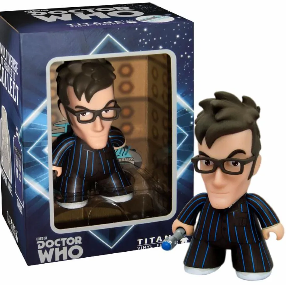 Designer Vinyl>Doctor Who - Titans 10th Doctor David Tennant 4.5” Vinyl Figure