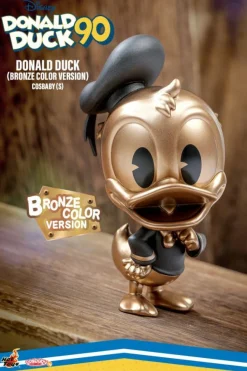 Cosbaby>Disney Donald Duck - Donald Duck (Bronze Colour Version) 90th Anniversary Cosbaby (S) Hot Toys Figure