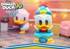 Cosbaby>Donald Duck - with Cake 90th Anniversary Cosbaby (S) Hot Toys Figure